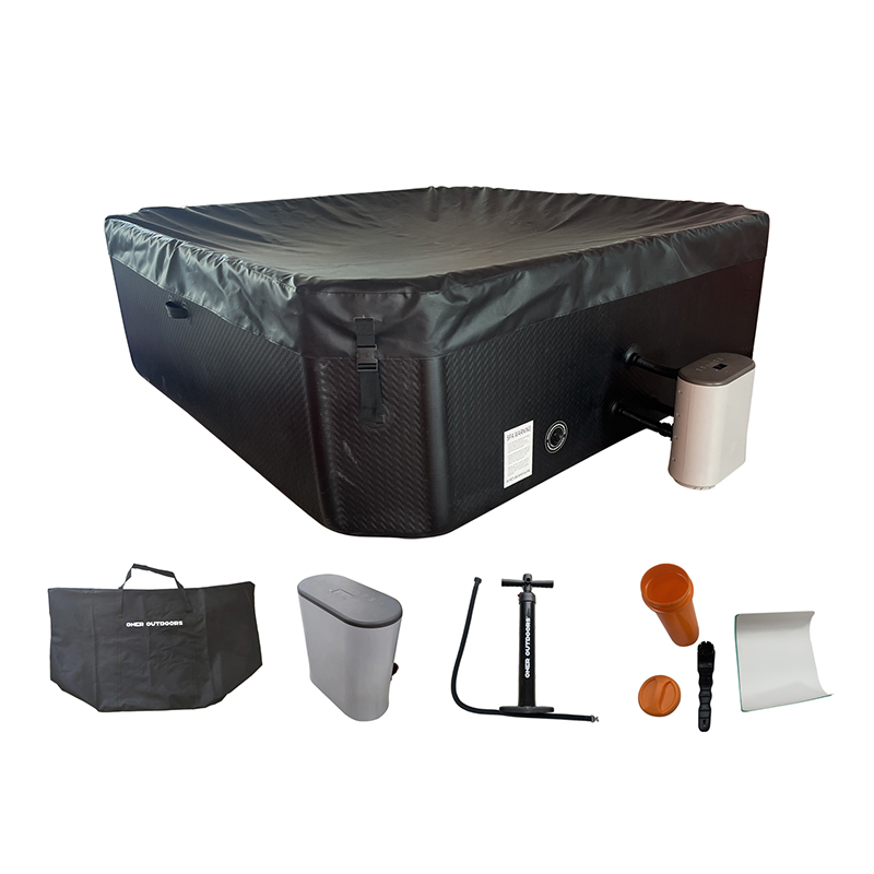 НАДУВНОЙ КВАДРАТНЫЙ ГОРЯЧИЙ СПА-центр